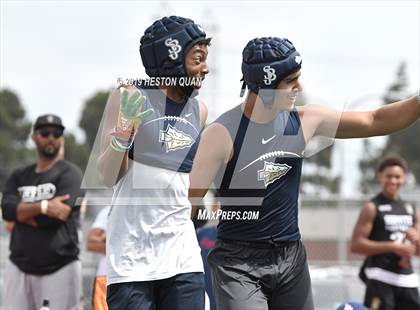 Thumbnail 1 in St. John Bosco vs. Mater Dei (Battle at the Beach 7x7) photogallery.