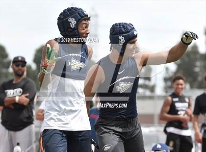 Thumbnail 2 in St. John Bosco vs. Mater Dei (Battle at the Beach 7x7) photogallery.