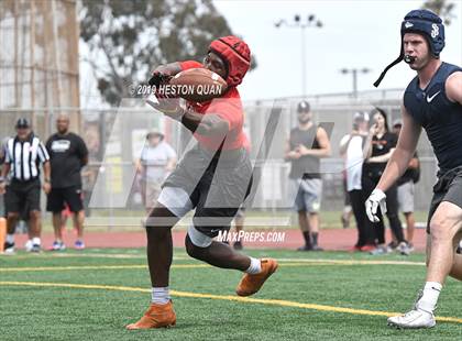 Thumbnail 2 in St. John Bosco vs. Mater Dei (Battle at the Beach 7x7) photogallery.
