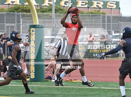 Thumbnail 2 in St. John Bosco vs. Mater Dei (Battle at the Beach 7x7) photogallery.