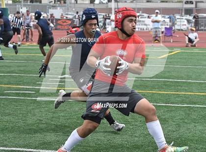 Thumbnail 3 in St. John Bosco vs. Mater Dei (Battle at the Beach 7x7) photogallery.