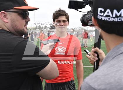 Thumbnail 2 in St. John Bosco vs. Mater Dei (Battle at the Beach 7x7) photogallery.