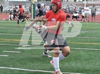 Thumbnail 2 in St. John Bosco vs. Mater Dei (Battle at the Beach 7x7) photogallery.