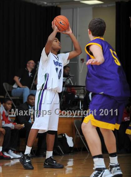 Thumbnail 1 in Christian Faith Center Academy vs Body of Christ Christian Academy (MLK Basketball Classic) photogallery.