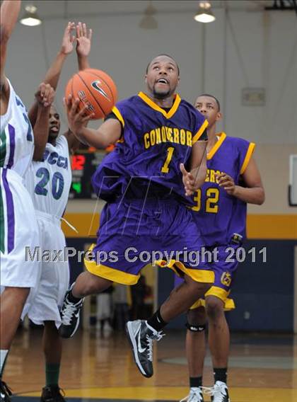 Thumbnail 2 in Christian Faith Center Academy vs Body of Christ Christian Academy (MLK Basketball Classic) photogallery.