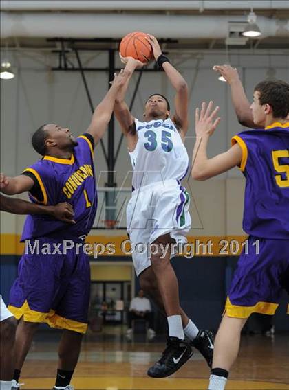 Thumbnail 2 in Christian Faith Center Academy vs Body of Christ Christian Academy (MLK Basketball Classic) photogallery.