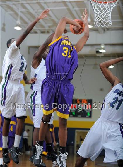 Thumbnail 1 in Christian Faith Center Academy vs Body of Christ Christian Academy (MLK Basketball Classic) photogallery.
