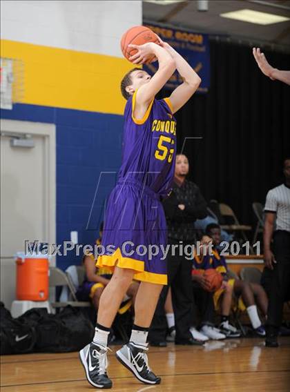 Thumbnail 1 in Christian Faith Center Academy vs Body of Christ Christian Academy (MLK Basketball Classic) photogallery.