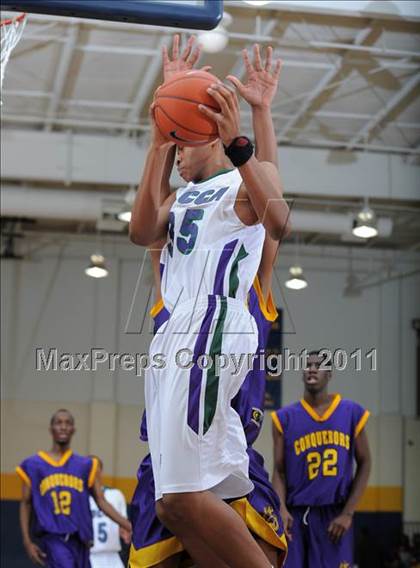 Thumbnail 3 in Christian Faith Center Academy vs Body of Christ Christian Academy (MLK Basketball Classic) photogallery.