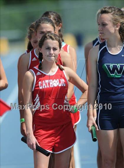 Thumbnail 1 in NCHSAA 3A Track and Field Championships photogallery.