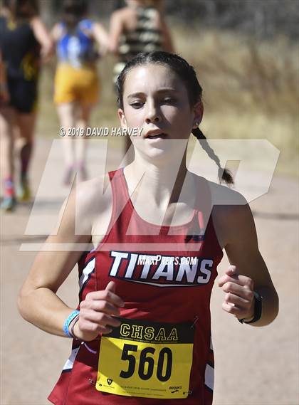 Thumbnail 2 in CHSAA 3A Cross Country Championships photogallery.