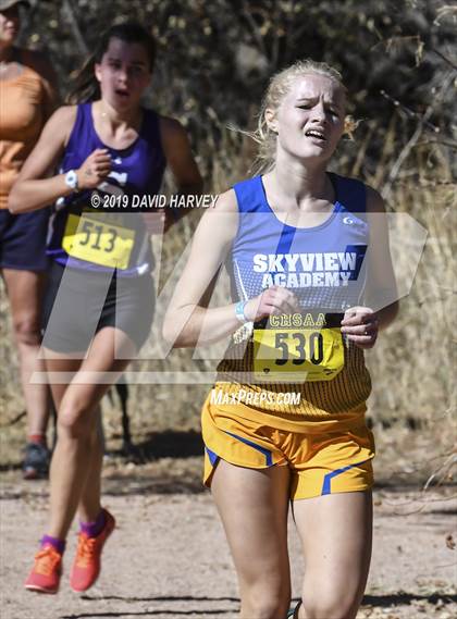 Thumbnail 2 in CHSAA 3A Cross Country Championships photogallery.