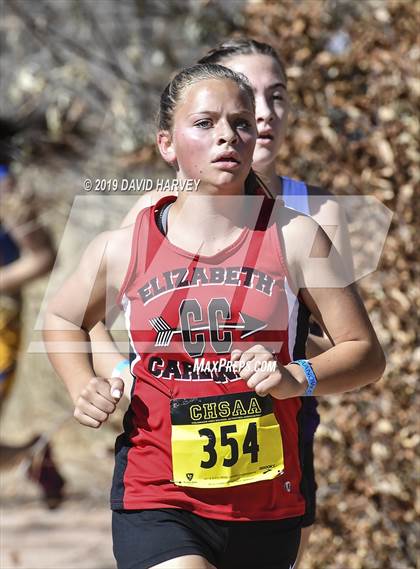 Thumbnail 1 in CHSAA 3A Cross Country Championships photogallery.