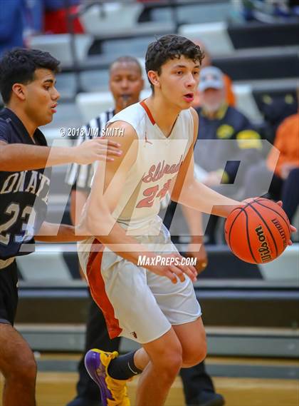 Thumbnail 2 in Onate vs. Eldorado (Albuquerque Academy Joe Armijo Basketball Classic) photogallery.