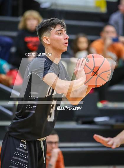 Thumbnail 2 in Onate vs. Eldorado (Albuquerque Academy Joe Armijo Basketball Classic) photogallery.