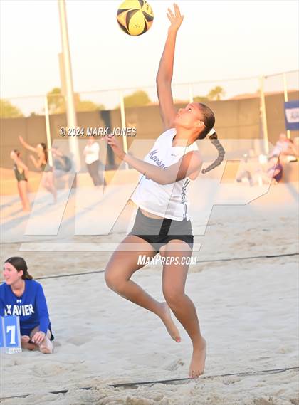 Thumbnail 2 in Xavier College Prep vs. Valley Vista (AIA DI Pairs Round 1 Playoff) photogallery.
