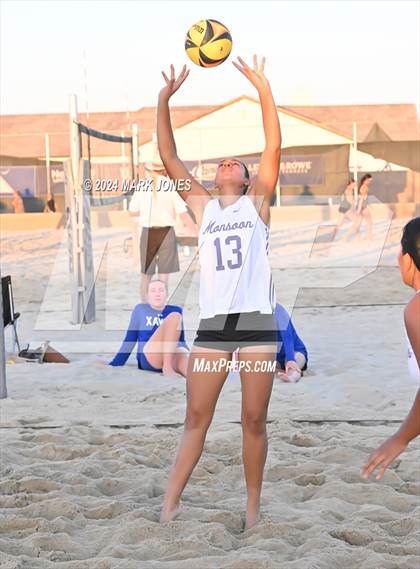 Thumbnail 3 in Xavier College Prep vs. Valley Vista (AIA DI Pairs Round 1 Playoff) photogallery.