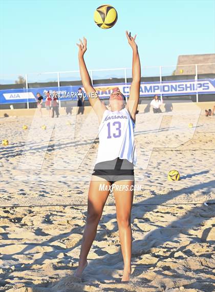 Thumbnail 2 in Xavier College Prep vs. Valley Vista (AIA DI Pairs Round 1 Playoff) photogallery.