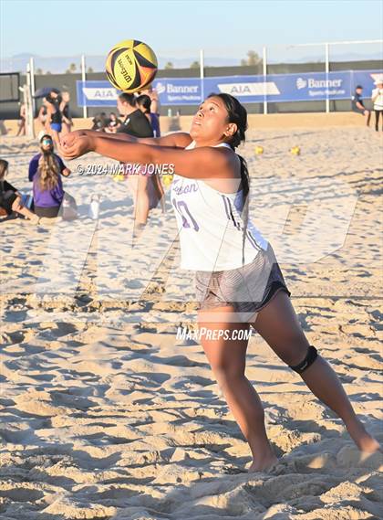 Thumbnail 2 in Xavier College Prep vs. Valley Vista (AIA DI Pairs Round 1 Playoff) photogallery.