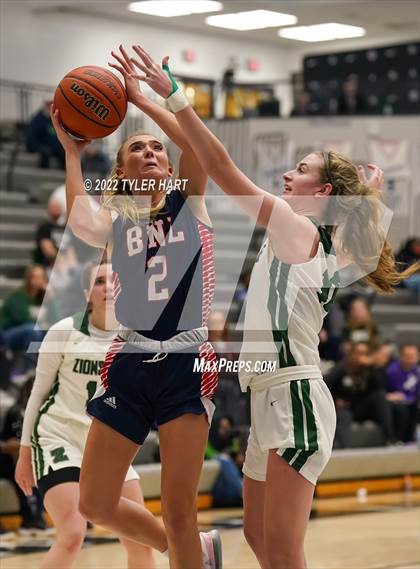 Thumbnail 2 in Bedford North Lawrence vs. Zionsville (Sneakers for Santa Shootout) photogallery.