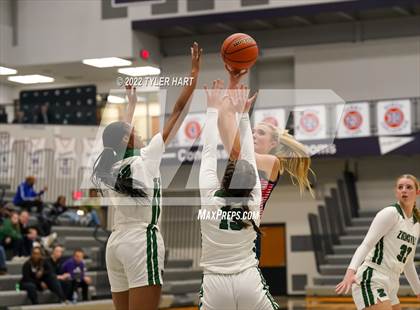 Thumbnail 2 in Bedford North Lawrence vs. Zionsville (Sneakers for Santa Shootout) photogallery.