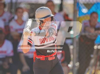 Thumbnail 1 in Lanier County vs Bowdon (GHSA 1A D2 State Tournament) photogallery.