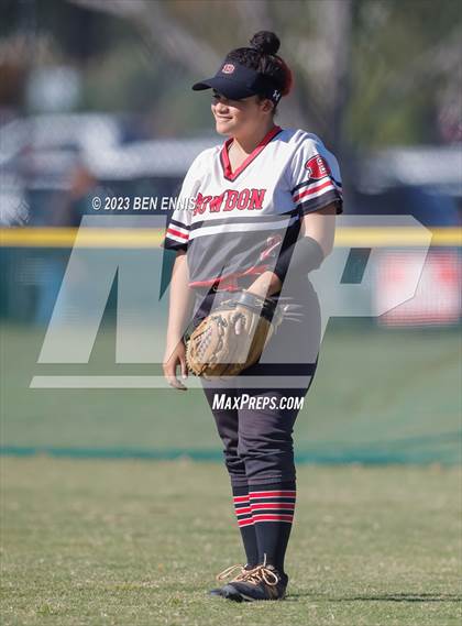 Thumbnail 3 in Lanier County vs Bowdon (GHSA 1A D2 State Tournament) photogallery.