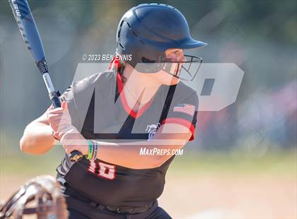 Thumbnail 3 in Lanier County vs Bowdon (GHSA 1A D2 State Tournament) photogallery.