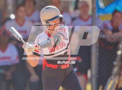 Thumbnail 1 in Lanier County vs Bowdon (GHSA 1A D2 State Tournament) photogallery.