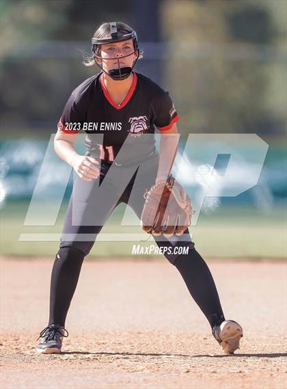 Thumbnail 3 in Lanier County vs Bowdon (GHSA 1A D2 State Tournament) photogallery.