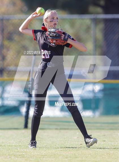 Thumbnail 1 in Lanier County vs Bowdon (GHSA 1A D2 State Tournament) photogallery.
