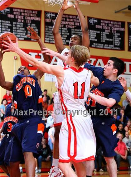 Thumbnail 2 in Chatsworth vs. Harvard-Westlake (CIF SoCal Regional D3 Playoffs) photogallery.