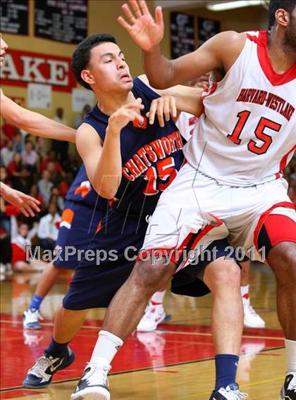 Thumbnail 2 in Chatsworth vs. Harvard-Westlake (CIF SoCal Regional D3 Playoffs) photogallery.