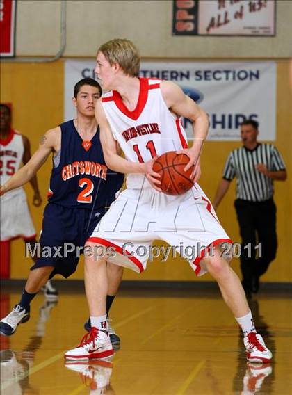 Thumbnail 3 in Chatsworth vs. Harvard-Westlake (CIF SoCal Regional D3 Playoffs) photogallery.