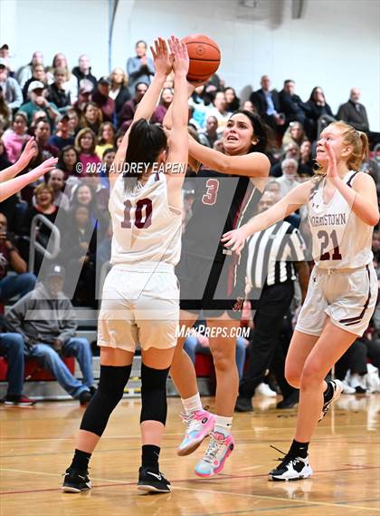 Thumbnail 2 in Morristown vs. Hillsborough (NJSIAA North Jersey Group 4 Semifinal) photogallery.