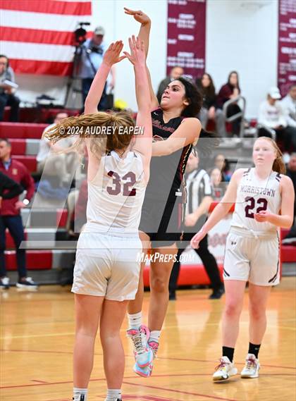 Thumbnail 2 in Morristown vs. Hillsborough (NJSIAA North Jersey Group 4 Semifinal) photogallery.