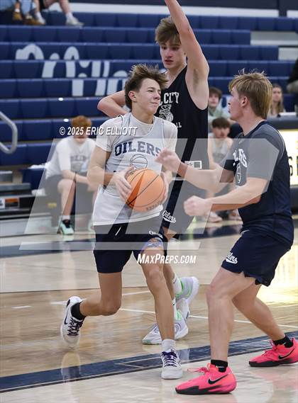 Thumbnail 3 in Oil City (Blue & White Scrimmage) photogallery.