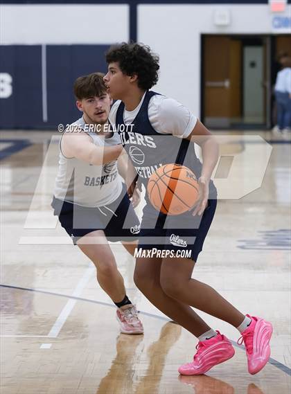 Thumbnail 1 in Oil City (Blue & White Scrimmage) photogallery.