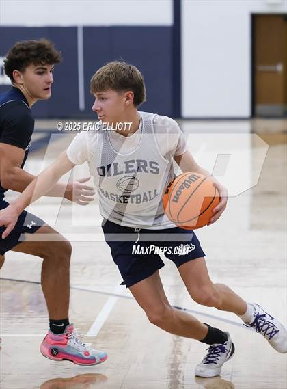 Thumbnail 1 in Oil City (Blue & White Scrimmage) photogallery.