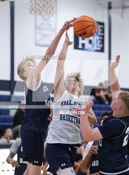 Thumbnail 1 in Oil City (Blue & White Scrimmage) photogallery.