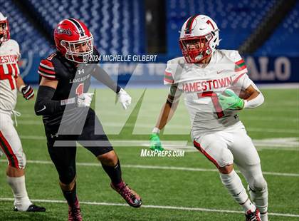 Thumbnail 3 in Jamestown vs. Lancaster (NYSPHSAA Section VI Class AA Championship) photogallery.
