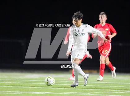 Thumbnail 2 in Waxahachie vs. Rockwall-Heath (UIL 6A Area Playoff) photogallery.