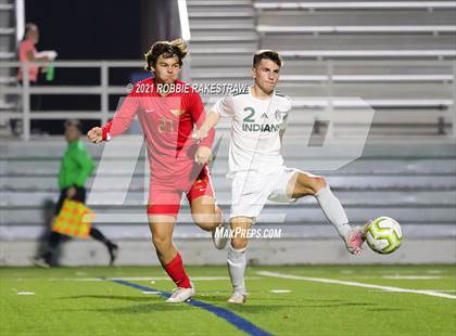 Thumbnail 2 in Waxahachie vs. Rockwall-Heath (UIL 6A Area Playoff) photogallery.