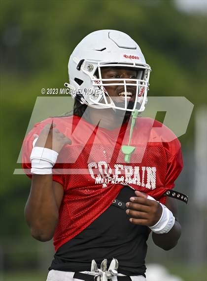 Thumbnail 3 in St. Xavier @ Colerain (Scrimmage) photogallery.