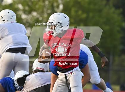 Thumbnail 3 in St. Xavier @ Colerain (Scrimmage) photogallery.