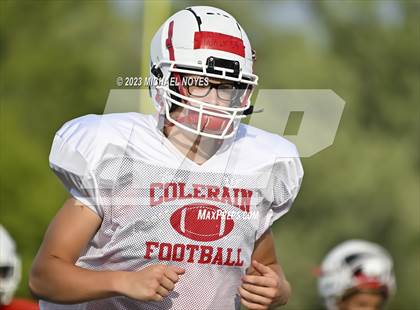 Thumbnail 3 in St. Xavier @ Colerain (Scrimmage) photogallery.