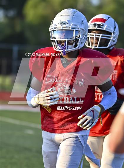 Thumbnail 3 in St. Xavier @ Colerain (Scrimmage) photogallery.