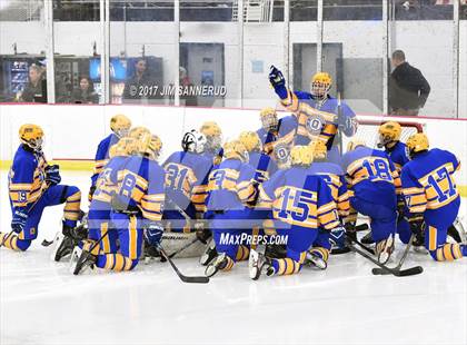 Thumbnail 2 in Queensbury vs. Pelham Memorial (NYSPHSAA Division 2 Regional) photogallery.