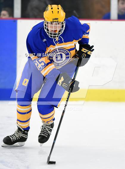 Thumbnail 2 in Queensbury vs. Pelham Memorial (NYSPHSAA Division 2 Regional) photogallery.