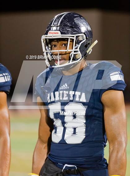 Thumbnail 2 in Eastside Catholic vs. Marietta (GEICO State Champions Bowl Series) photogallery.